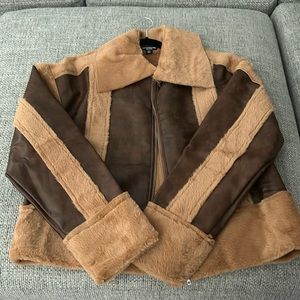 Brown fur jacket